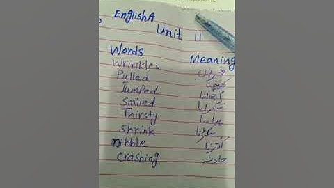 English Class Three 2nd Term lecture#3 02-12-2020