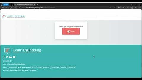 iLearn Engineering Google verification