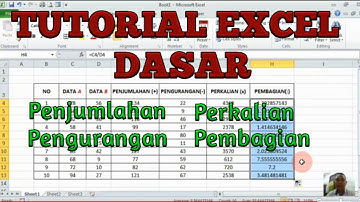 Hitung Matematika Dasar di Excel @Sonny Yt Channel