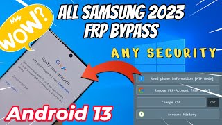 All Samsung Android 13 Frp bypass  Any Security | Samsung S22 Ultra FRP Bypass( July 2023 )