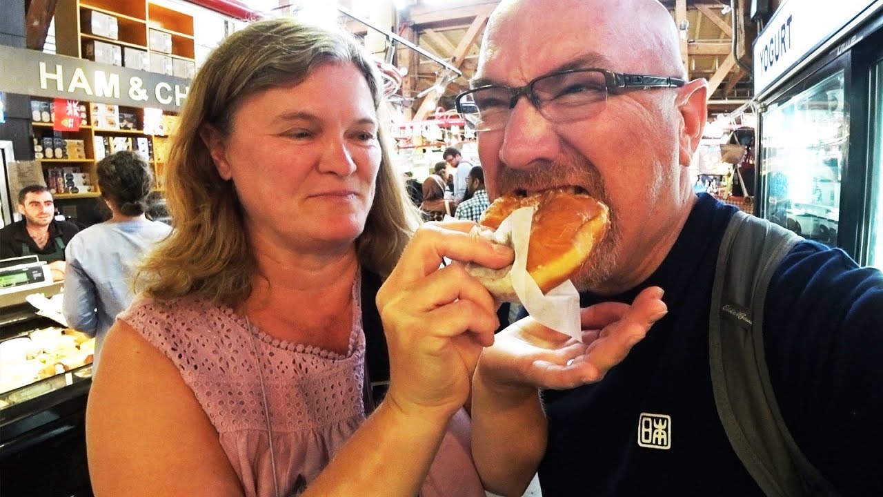 Bagels, Donuts & Clam Chowder Granville Island, Vancouver YouTube