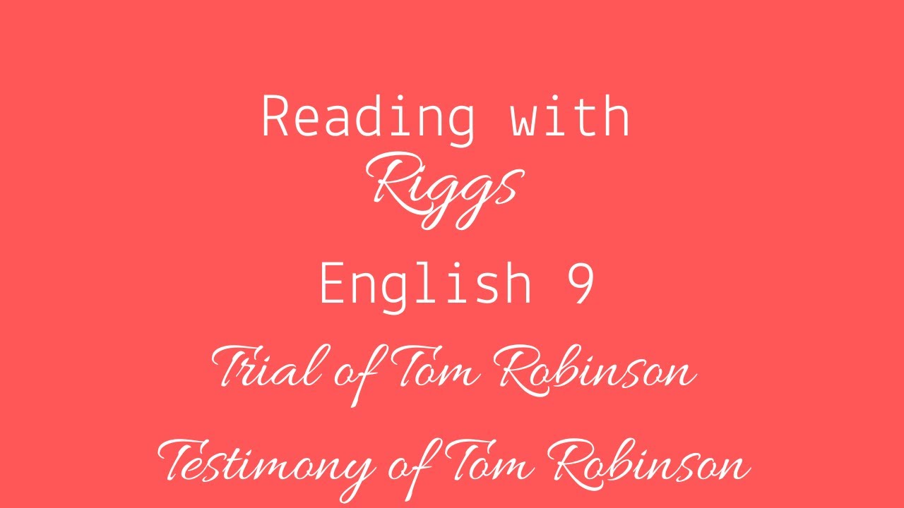5/4 Testimony of Tom Robinson YouTube