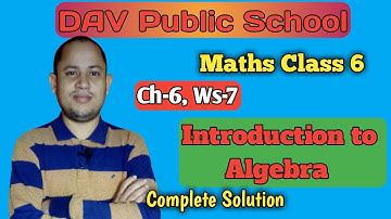 DAV Class 6 Maths Chapter 6 Worksheet 7 Introduction to Algebra | Maths For Me