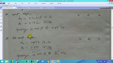 RCC I Two way slab design USD Method Part 3