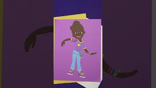 Can You Craft a Dancing Meekah? 💜💛#shorts #meekah #blippi