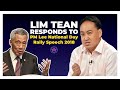 Lim Tean Responds to PM Lee National Day Rally Speech 2018