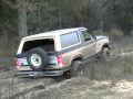 1984 Ford Bronco 4x4 mudding on 33 inch super swamper ltbs