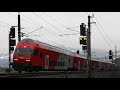 ÖBB Züge🇦🇹an einem trüben Tag m. MAKRO, Lichthupe, langer Güterzug m. ÖBB BR1063, IC119, DOSTO, etc.