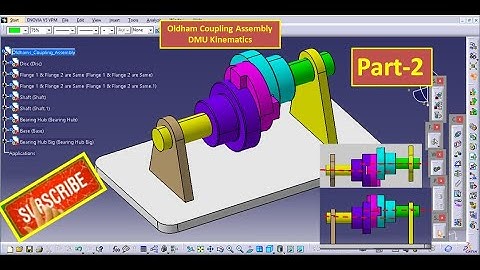 Oldham Coupling Assembly DMU Kinematics