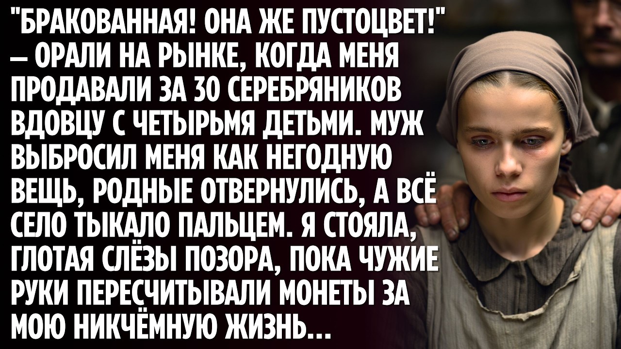 Меня продали за 30 рублей вдовцу с 4 детьми, но когда я встретила бывшего мужа...