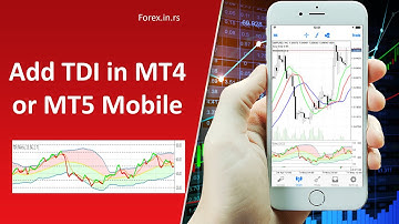How To Add TDI Indicator To MT4 or MT5 Mobile App For Android and iOS