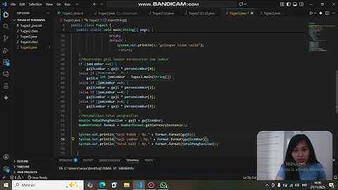 Tugas 3 algoritma . Membuat Program Sederhana menggunakan Operator, IF dan Array