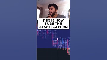 This is how I use the ATAS platform ✅