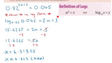 LC HL solving logs with algebra 7