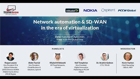 Telecom Review virtual panel on network automation & SD-WAN