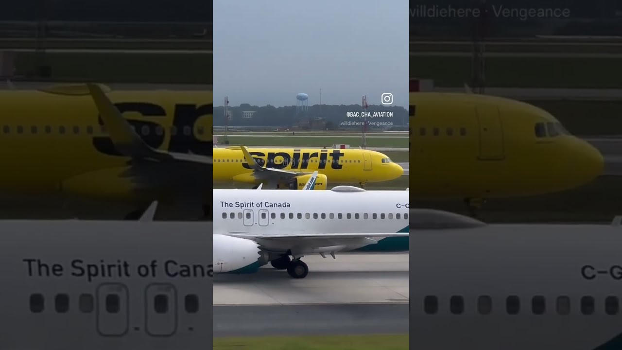 WestJet 737MAX8 Taxing To His Gate After Landing At ATL 