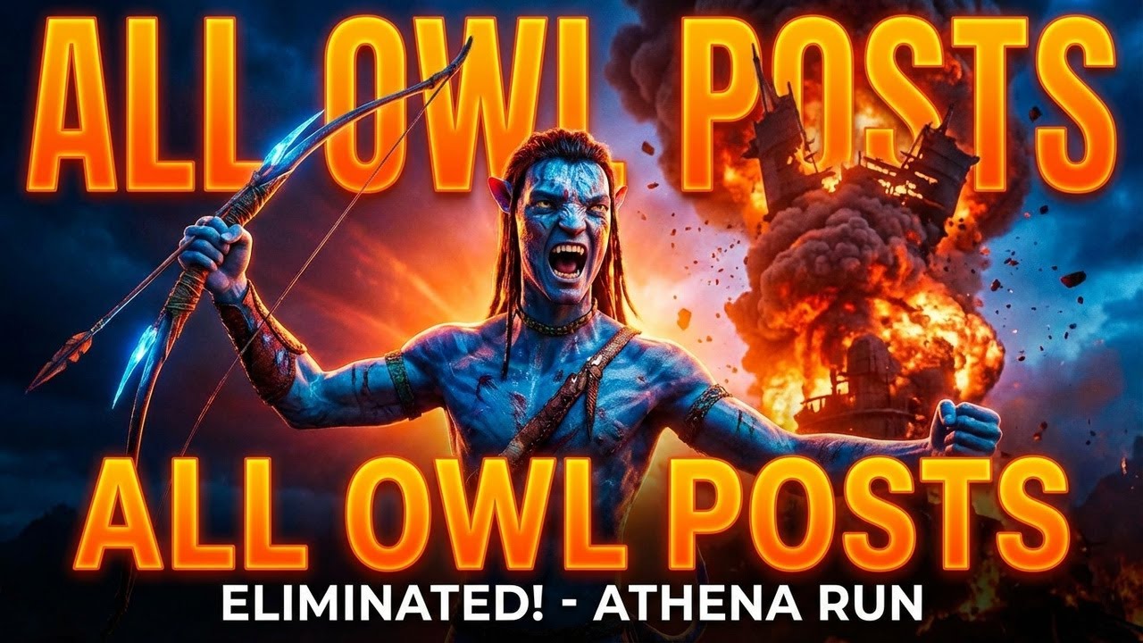 All Owl Posts Eliminated – Full Group Athena Run #avatarfrontiers #speedrun