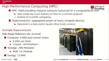 Introduction to Scientific Computing and HPC