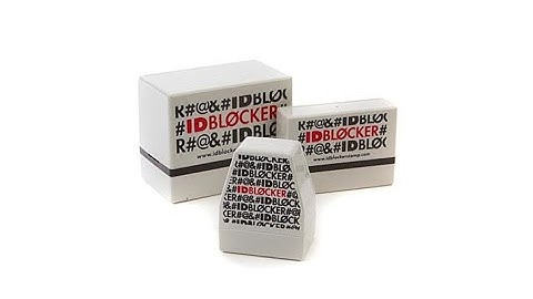 ID Blocker Jumbo 3piece Stamp Set