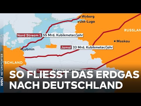 Video: Russische Gaspipelines: Karte und Diagramm. Gasleitungen von Russland nach Europa