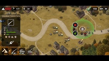 Game play WWII Defence Level 5.forest path