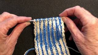 Italian Bind Off for Brioche Knitting, also works for double knitting.