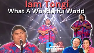 Video thumbnail of "Iam Tongi  "What A Wonderful World" Louis Armstrong Cover American Idol 2023 Top 10 Video Reaction!"