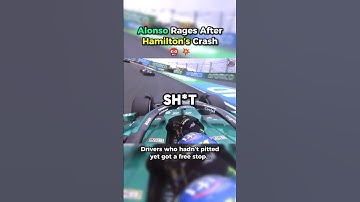 Alonso Furious After Hamilton’s Crash! 😡