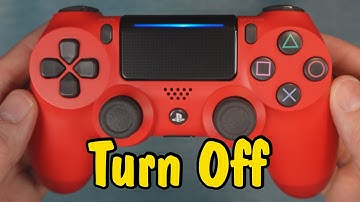 How to Turn Off a PS4 DualShock 4 Controller