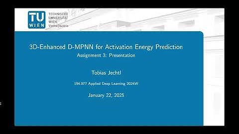 3D-Enhanced Neural Networks for Predicting Activation Energy | CGR-MPNN-3D Explained