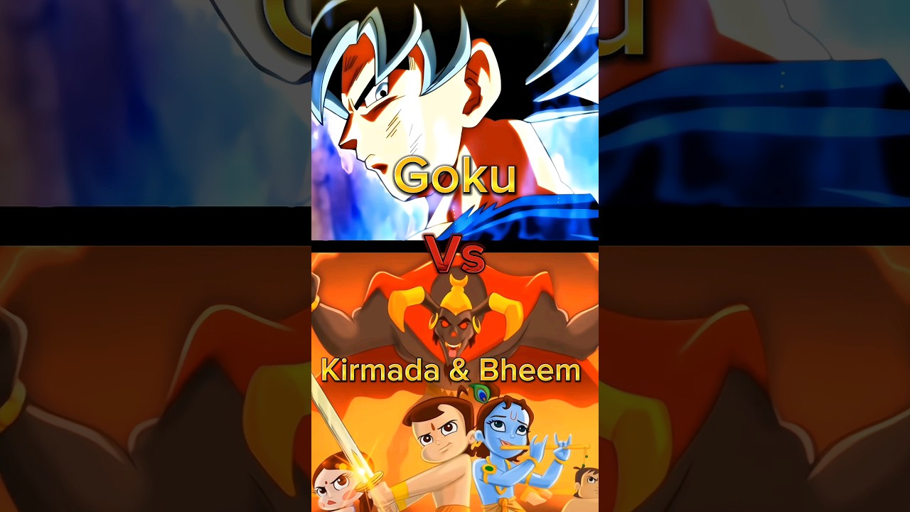 Goku vs Kirmada+Bheem who will win 🤔. 