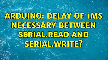 Arduino: Delay of 1ms necessary between Serial.read and Serial.write?