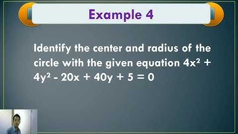 SOLVING PROBLEMS INVOLVING CIRCLES