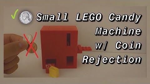 MiNi LEGO Starburst Vending Machine with Coin Rejection - NO technic pieces