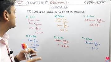 Q6) Ex- 8.1 Class 6 Maths Chapter 8 Decimals | Maths Class 6 CBSE NCERT In Hind By Deepak