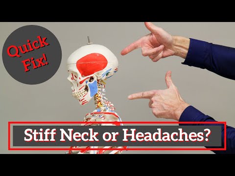 Video: Stiff Neck And Headache: Príčiny A Liečba