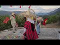 Los Tecuanis de Tlaquil danzando en el cerro Tlaquiltzin.