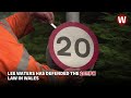 Lee Waters has defended the 20mph law in Wales