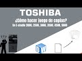 Hacer juegos / set de copias en copiadora Toshiba estudio 2008 2508 3008 3508 4508 5008 Copy sets