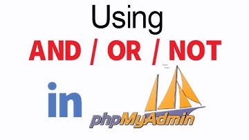 using logical operators in my sql  tutorial - 2017
