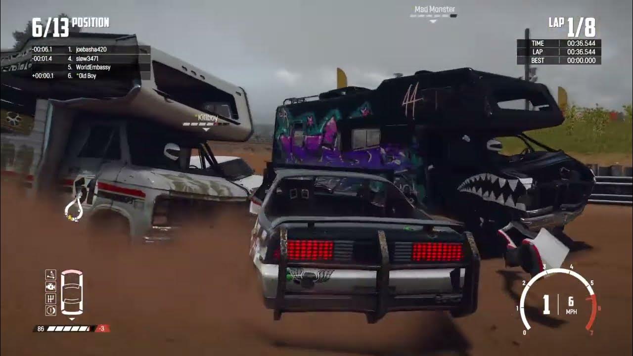 Wreck fest demolition derby online multiplayer Ps4 YouTube