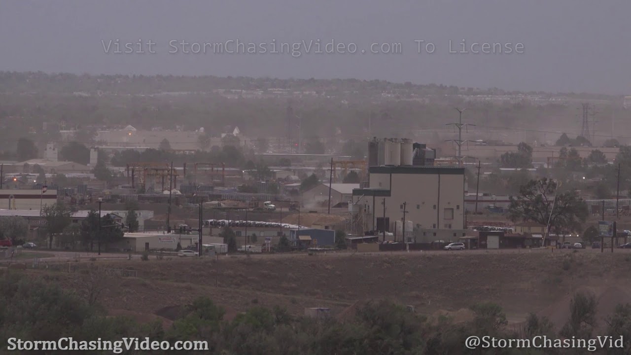 Massive Windstorm Sandblasts City Colorado Springs, CO - 6/6/2020
