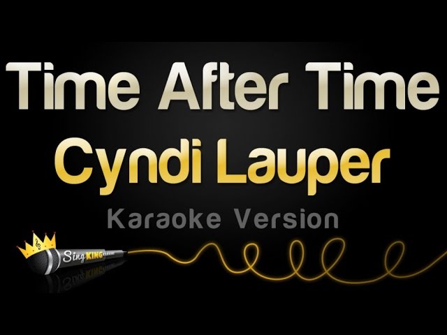 Cyndi Lauper - Time After Time (Karaoke Version) class=