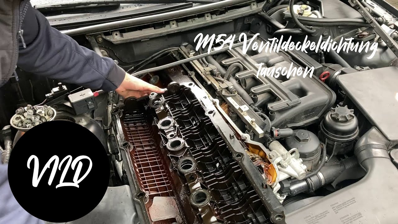 BMW M54 Ventildeckeldichtung tauschen/wechseln 