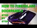 How To Fiberglass Door Panels - Step By Step - Box Chevy Caprice - ALLKANDY WET WET / HOUSE OF KOLOR