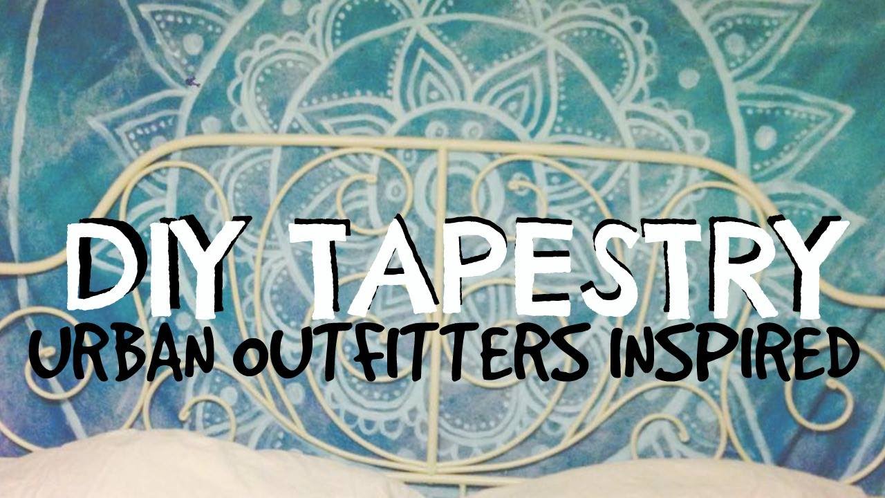 DIY Tapestry: Urban Outfitters Inspired - YouTube