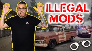 5 Illegal Lowered Truck Mods To Avoid