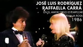 Video thumbnail of "José Luis Rodríguez El Puma | Raffaella Carrá | En el amor todo es empezar | Amalia Rosa | 1986"