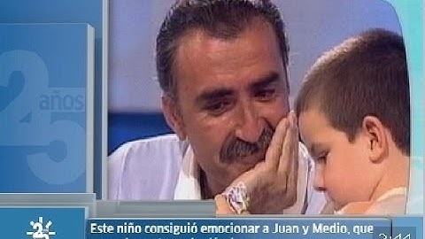 Las lágrimas de Juan Y Medio | 25 años de Canal Sur