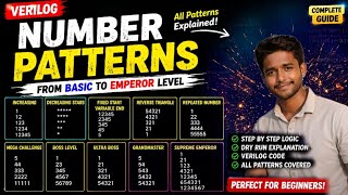 Verilog Number Patterns: Complete Guide From Basic to Emperor Level (All Patterns Explained)